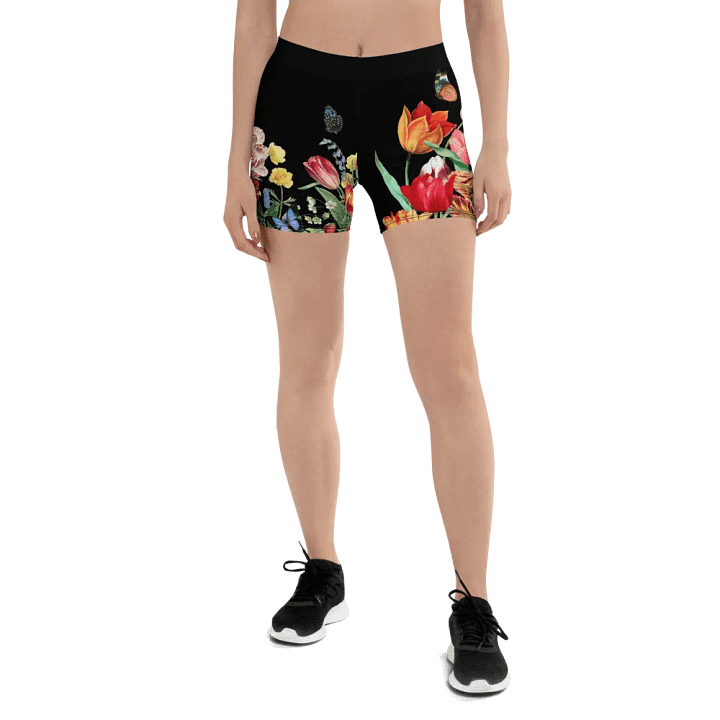 Symmetrical Garden Dreams All-Over Print Shorts product image (2)