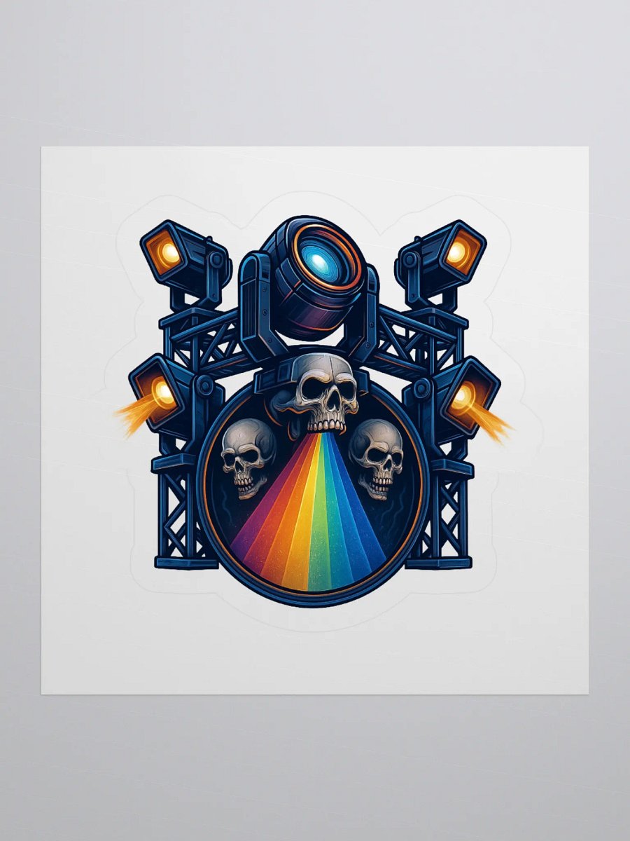 Theatrically Jerry: Skull Series "Prisma-Skull" Stage Light Stickers product image (1)