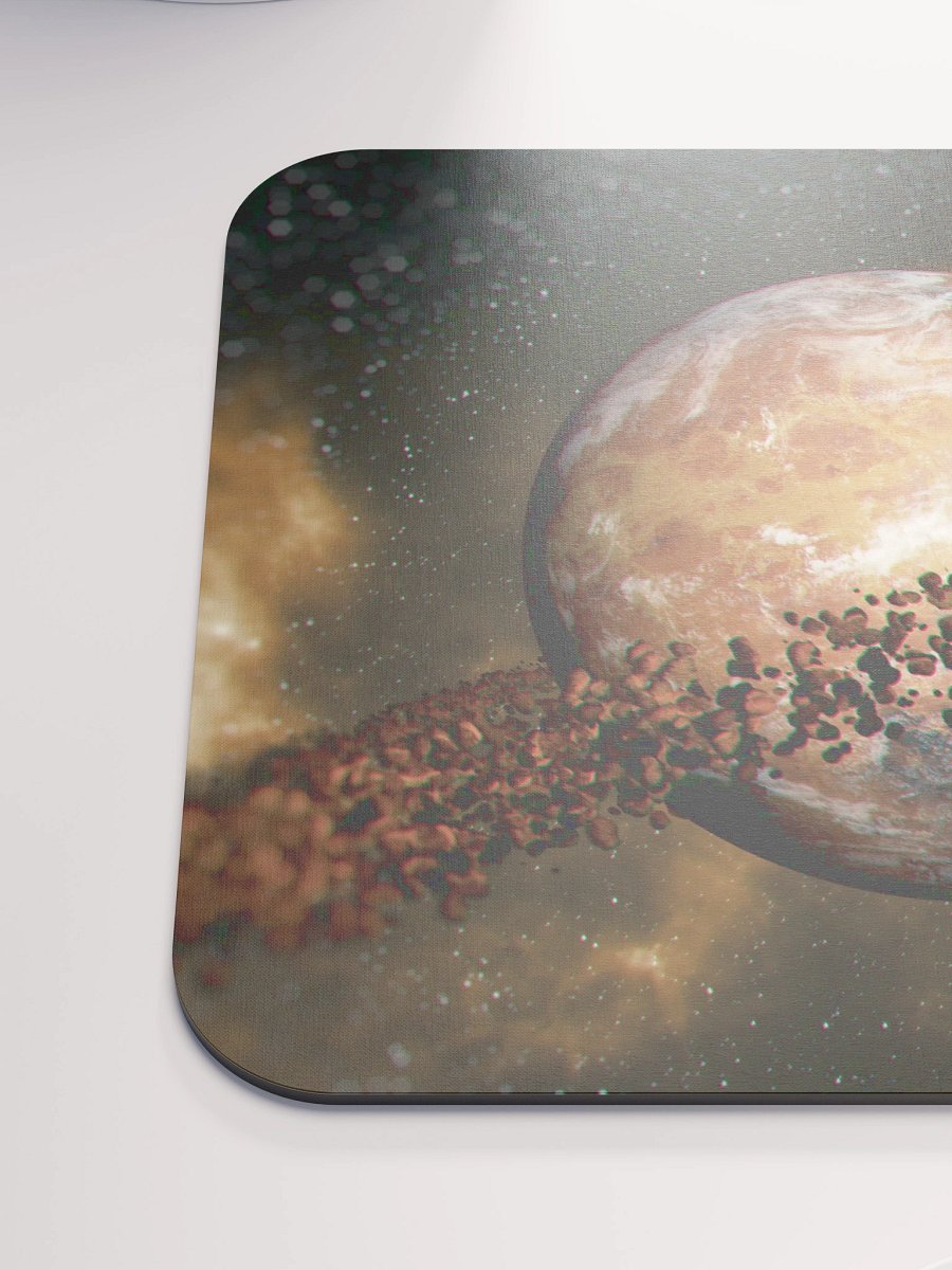 Ringed planet Mouse Pad product image (6)