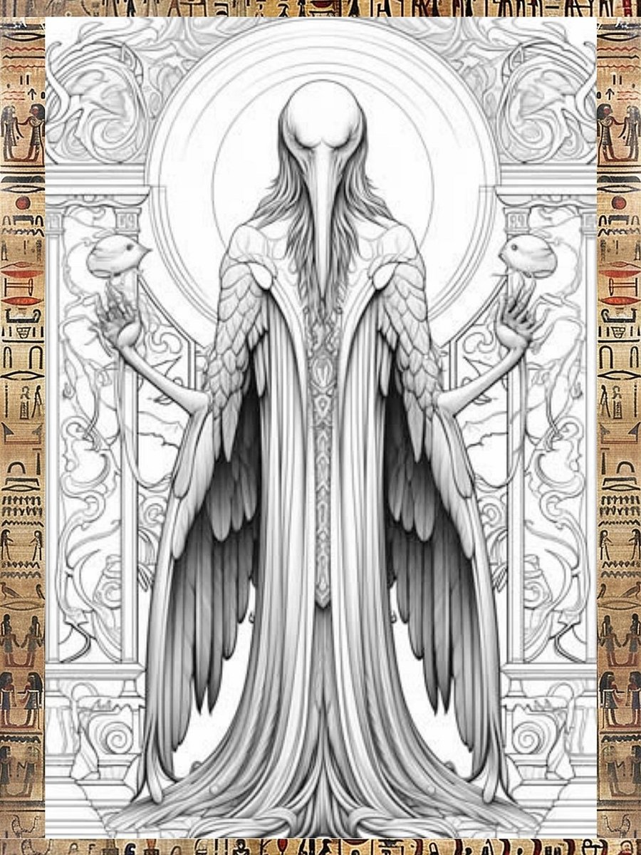 Egyptian Gods Coloring Book for Adults product image (7)