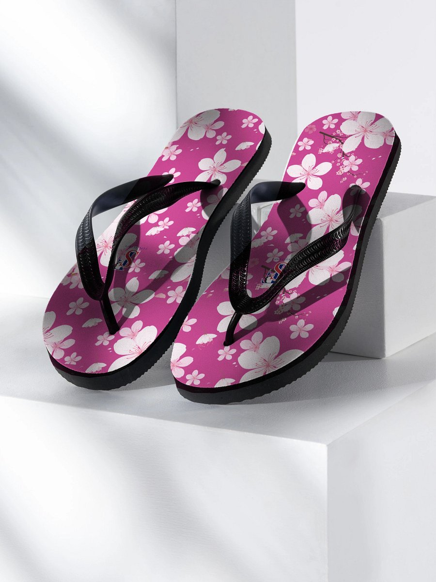 Cherry Blossom Bliss pink Flip-Flops product image (1)