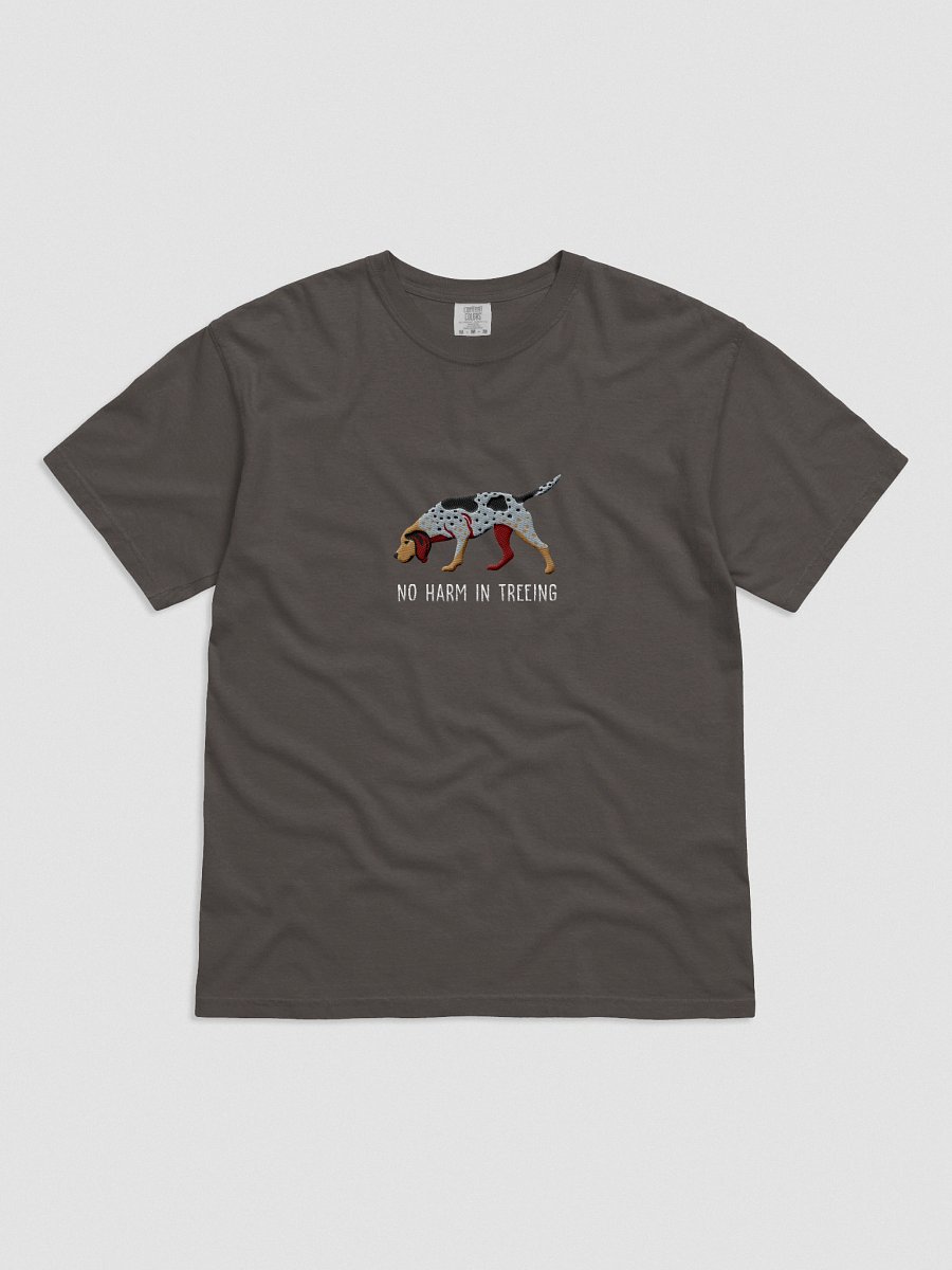 No Harm in Treeing T-Shirt(Embroidered) of an American English Coonhound product image (5)