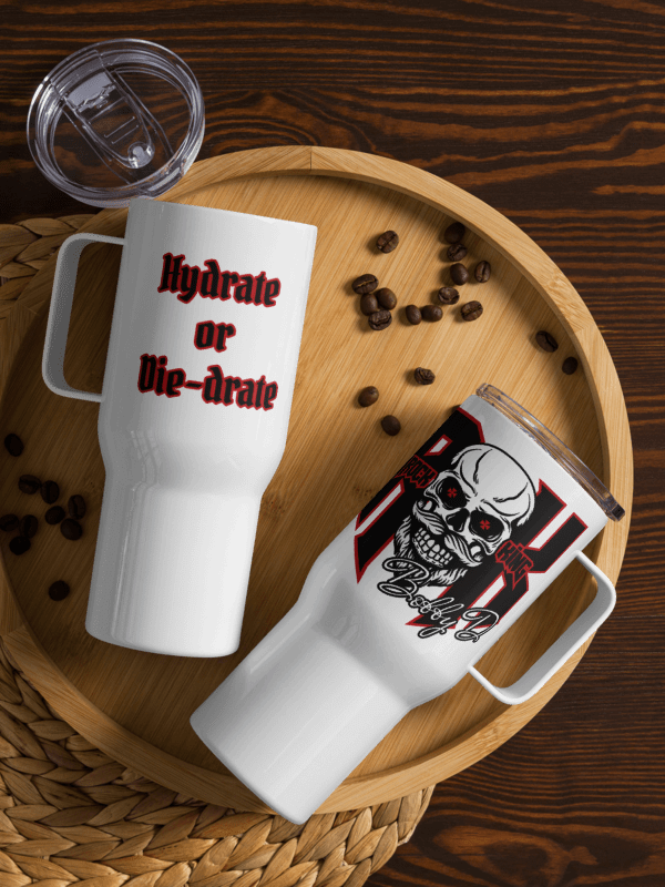 Hydrate or Die-Drate! Travel Mug product image (4)