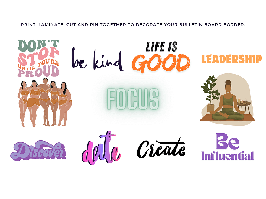 2025 Vision Board: Empowering Women | Digital | Customizable product image (3)