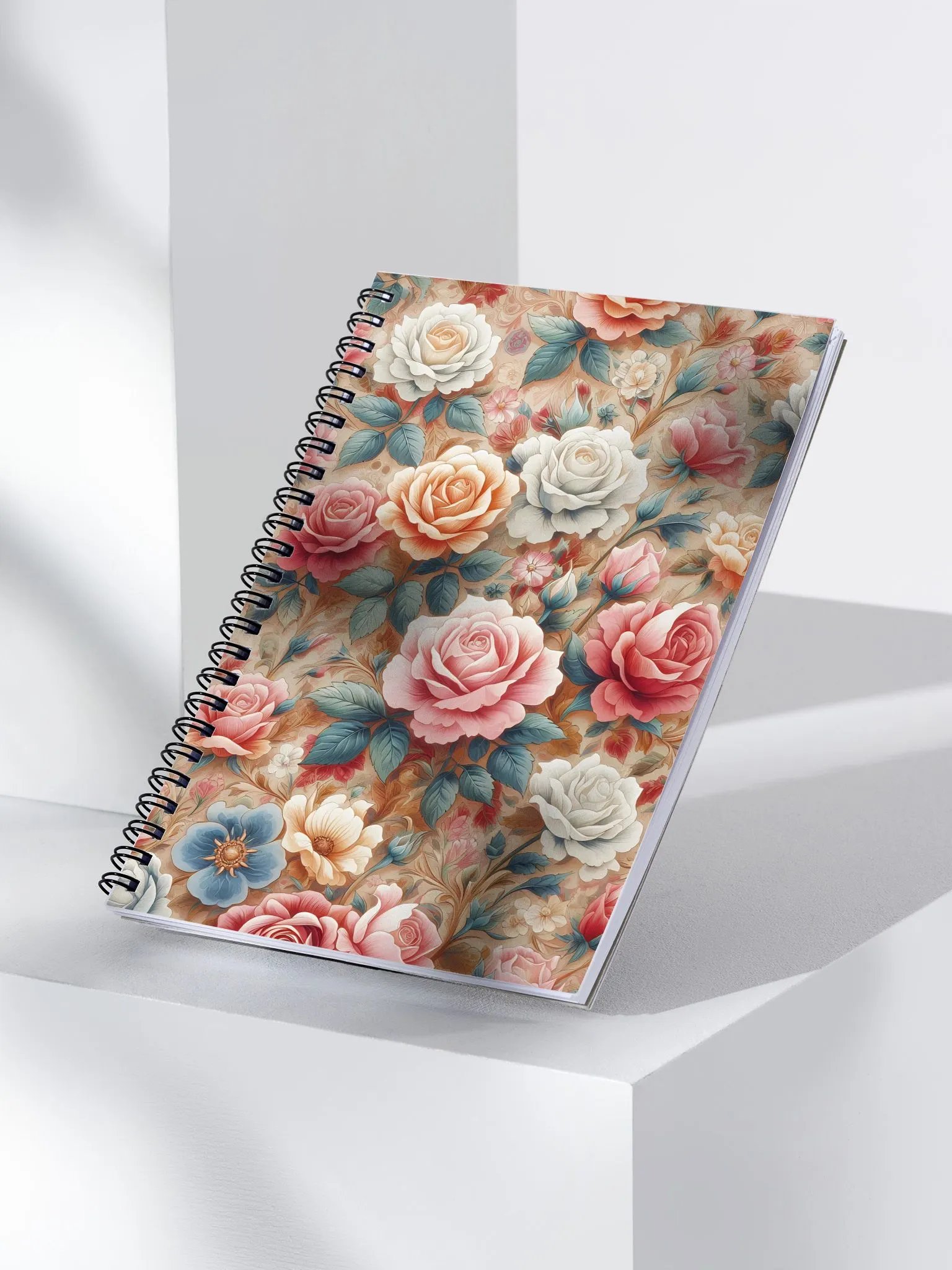 Royal Floral Spiral Notebook product image (3)