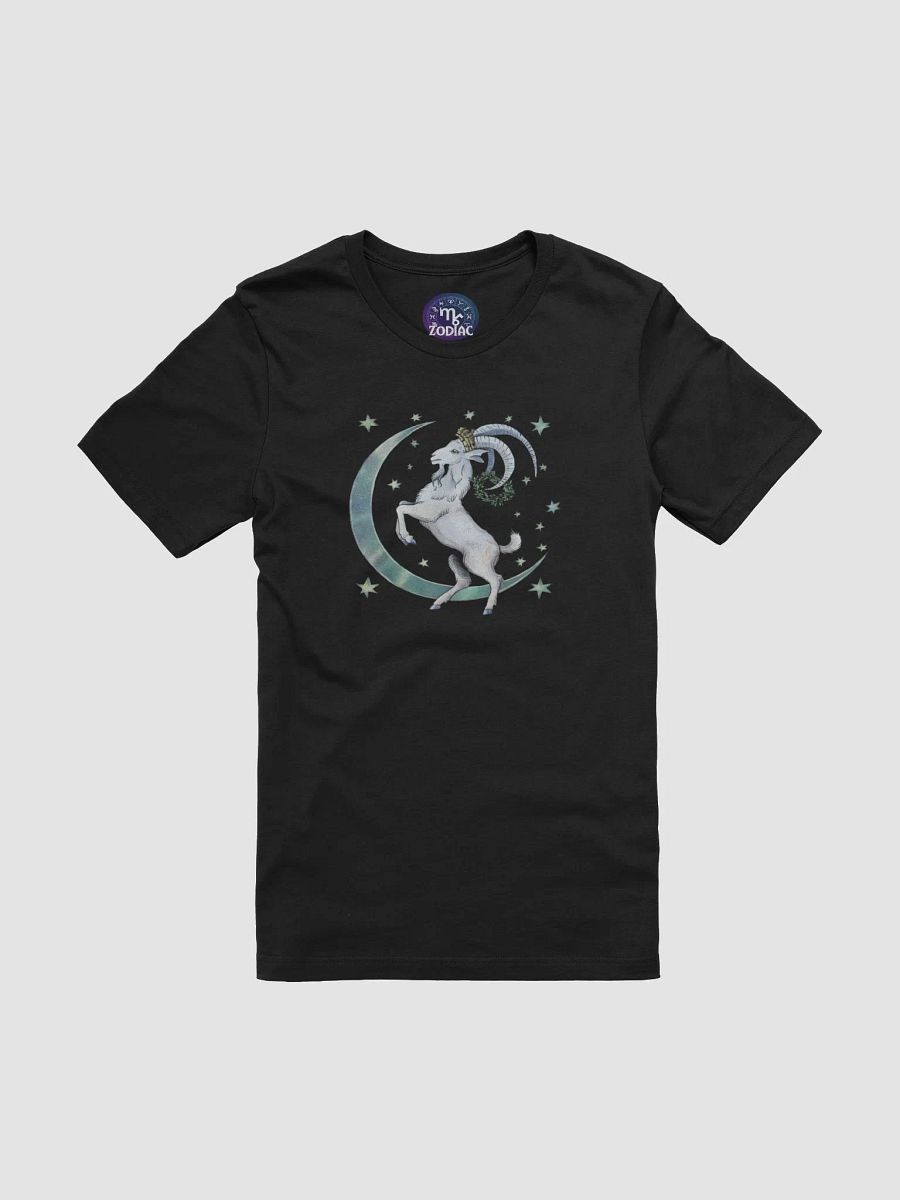 Unisex Capricorn Zodiac T-Shirt - Enchanting Goat and Celestial Design, Astrology Gift product image (3)