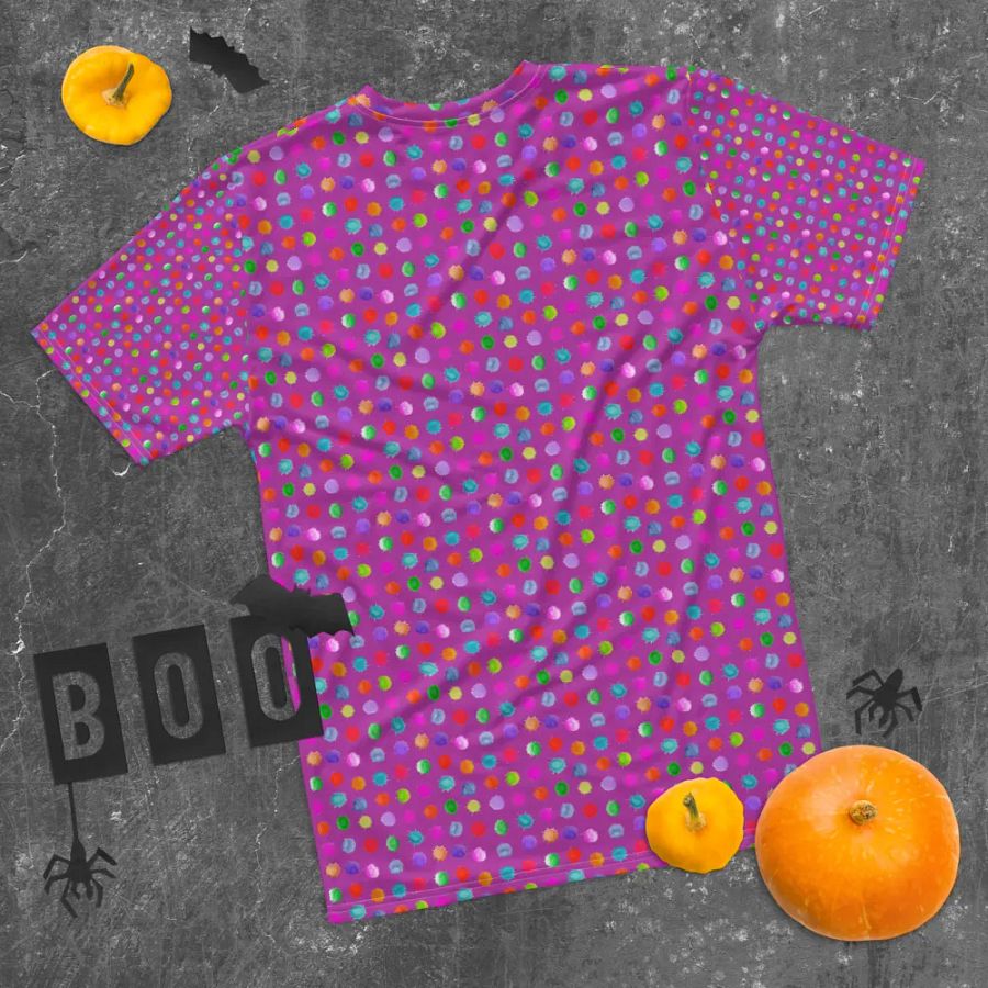T shirt all over print watercolor dots product image (10)
