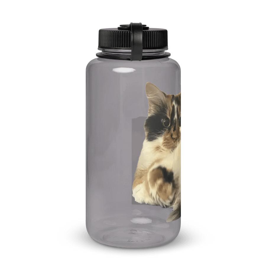 Cat Print Wide Mouth Water Bottle product image (4)