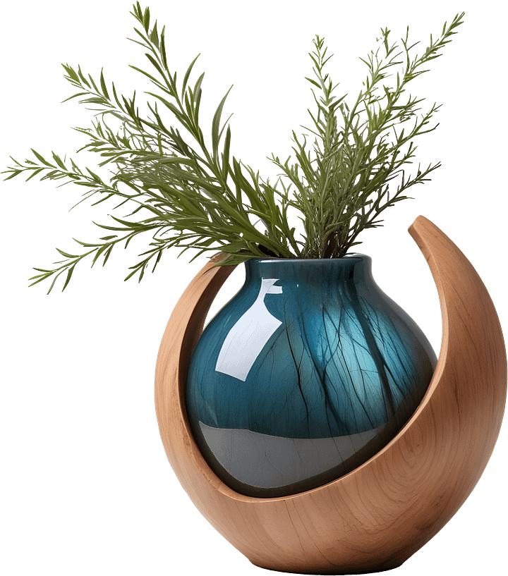Celestial Grace – Boho Chic Labradorite Vase PNG product image (1)