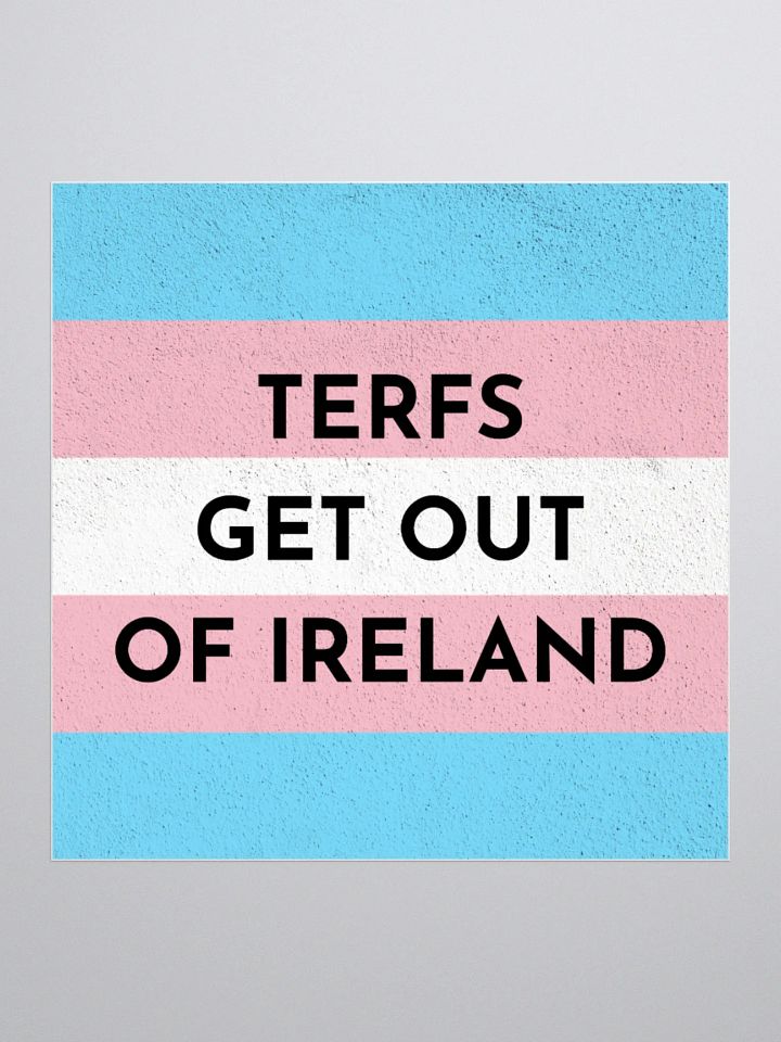 TERFS GET OUT OF IRELAND - Sticker product image (3)