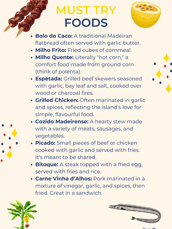 Madeira FOOD & TRAVEL MAP Combo product image (2)