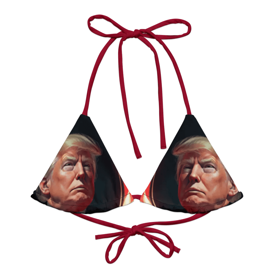 Pledge Allegiance All-Over Bikini Top product image (6)