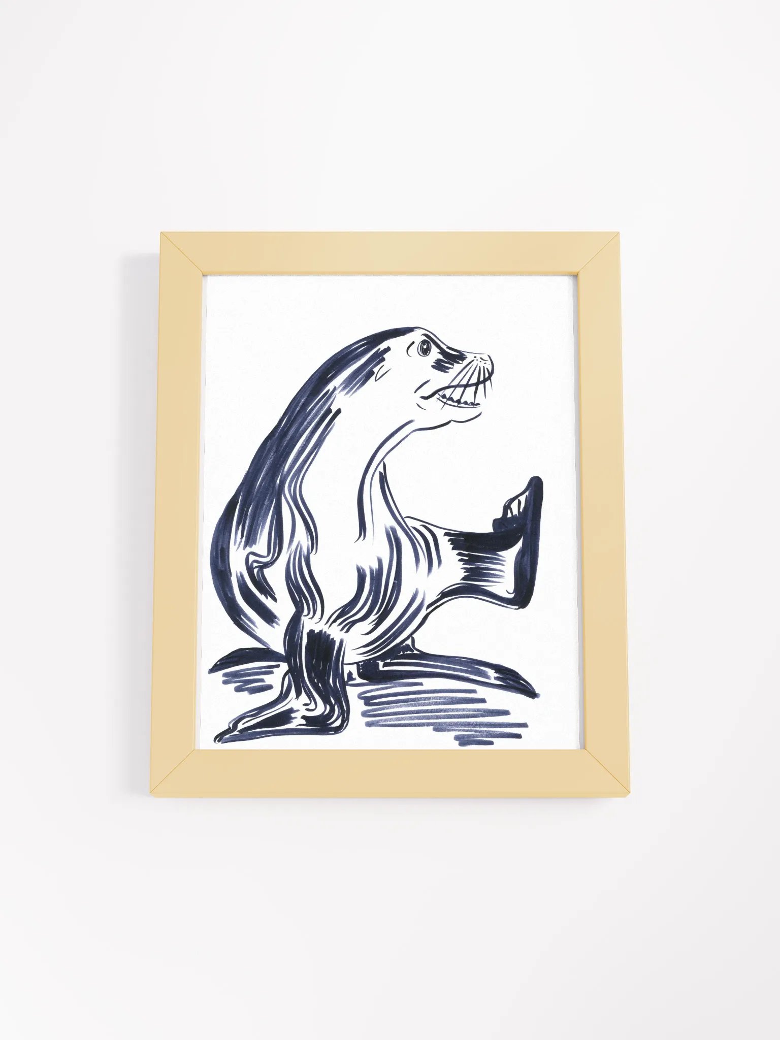 Happy Seal Framed Print product image (6)