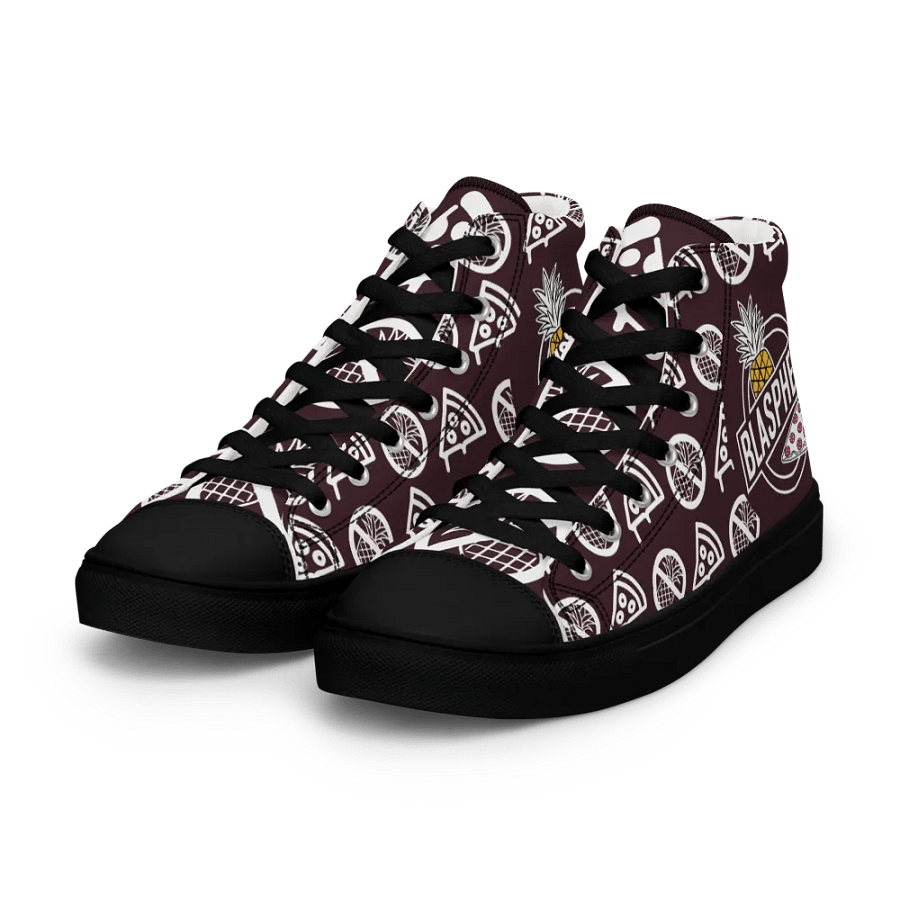 Blasphemy High Top Oxblood Black/Black Female product image (5)