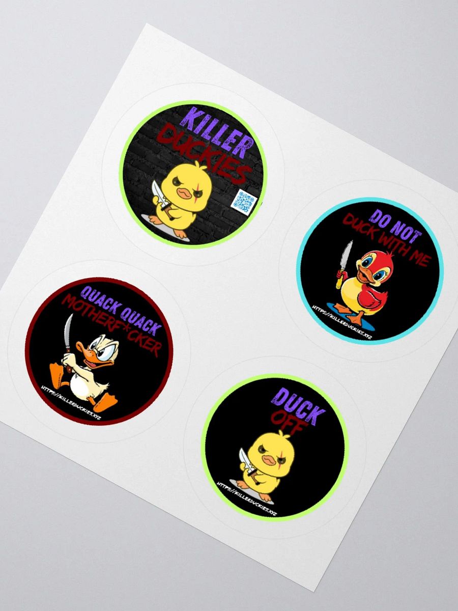 Killer Duckies Sticker Sheet product image (5)