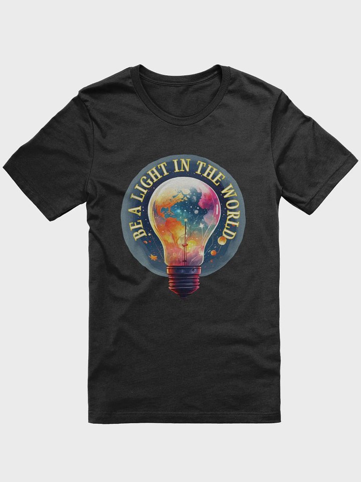 Reflective Bulbs Graphic T Shirt | Be A Light In The World product image (1)