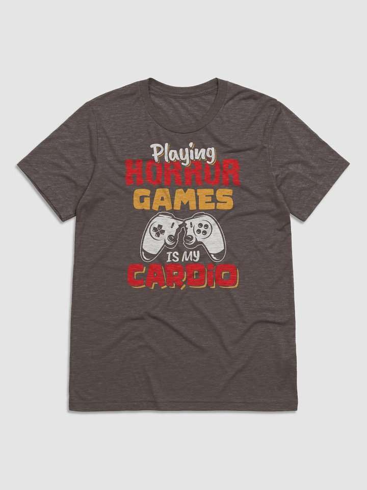Men's T-Shirt - Playing Horror Games Is My Cardio product image (2)