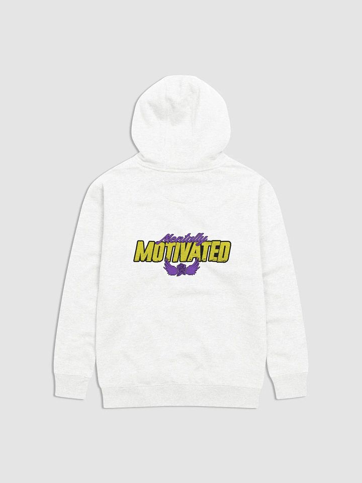 Mentally Motivated Purple & Gold White Hoodie product image (2)