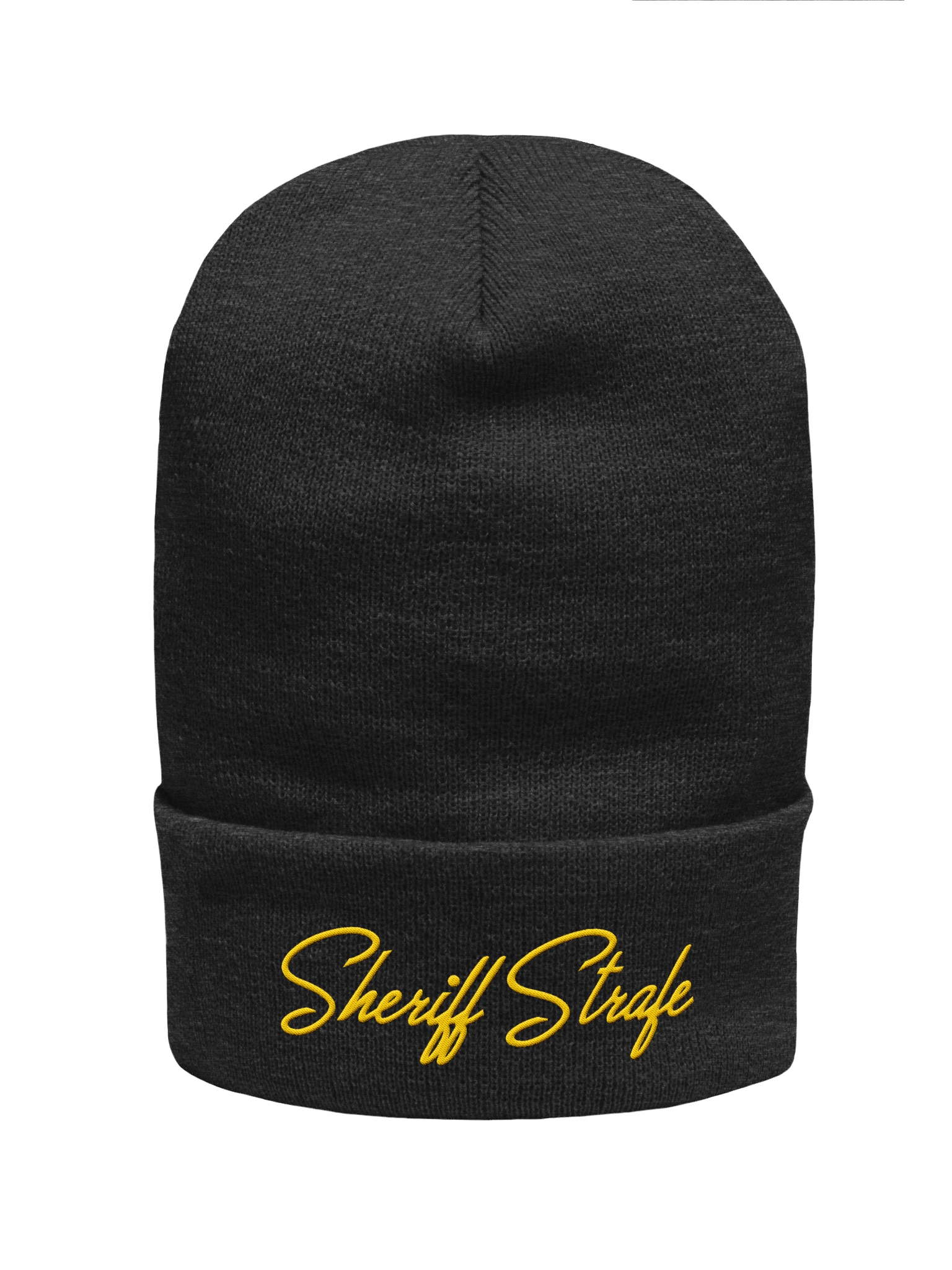Sheriff Name Embroidered Cuffed Beanie product image (1)