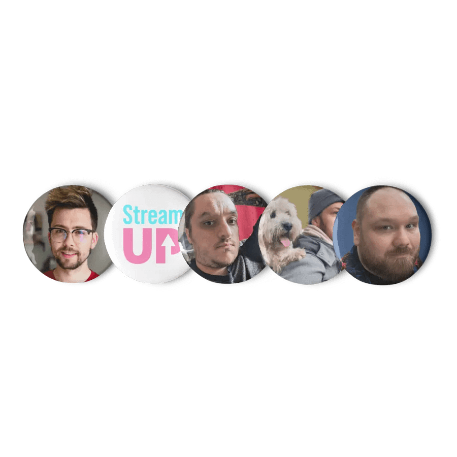 Team StreamUP Pin Button Set product image (1)