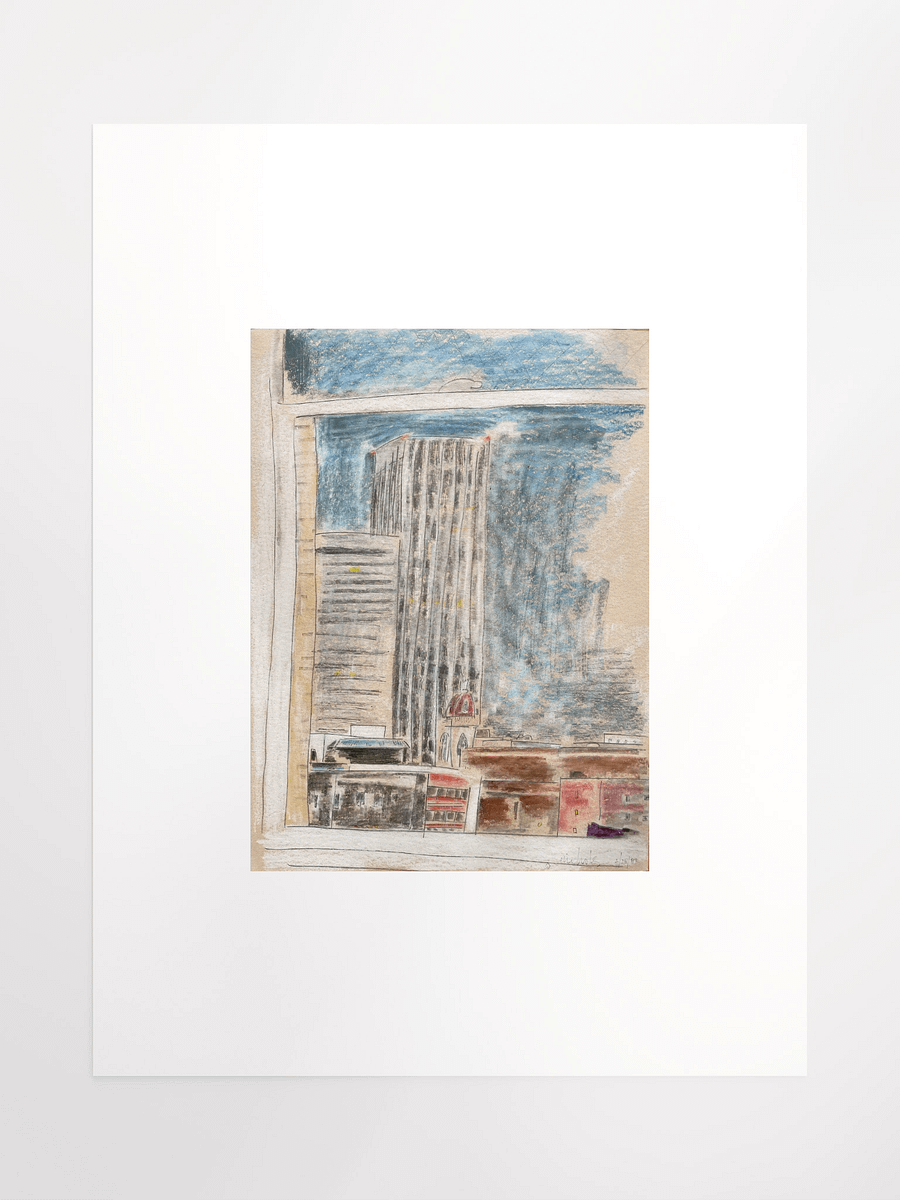 View from the Deluxe Hotel print product image (2)