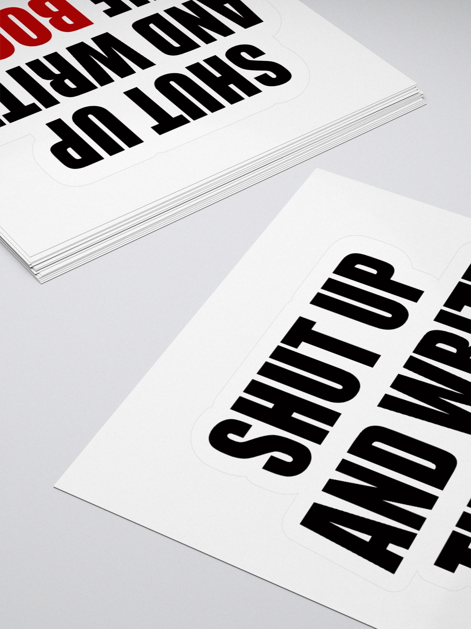 Shut Up Kiss Cut Sticker product image (12)