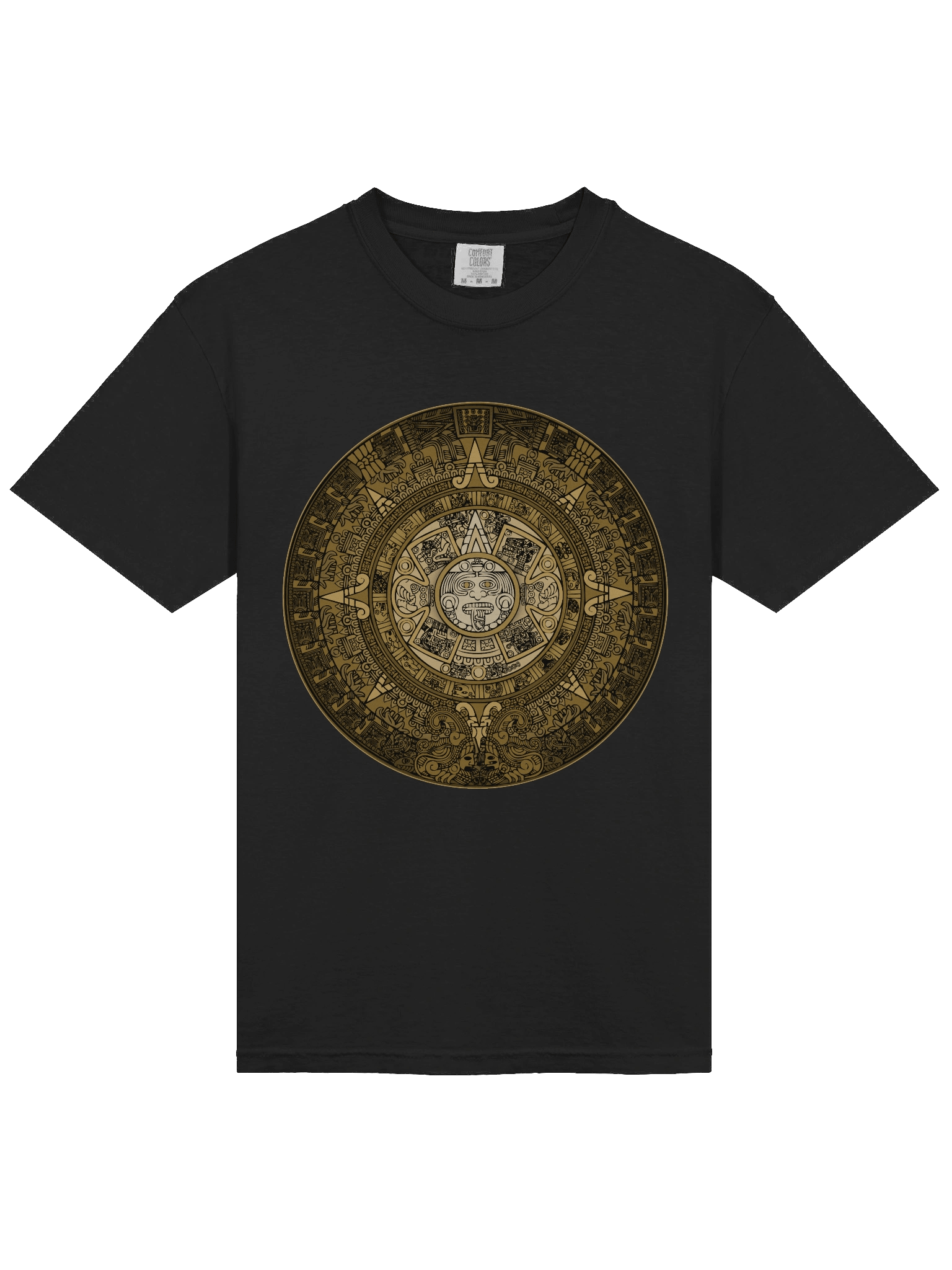 AZTEC SUN STONE CALENDAR GOLD product image (4)