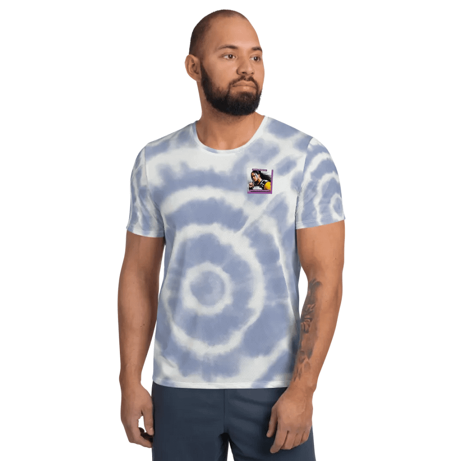 Ripple Effect All-Over Print Athletic Tee product image (6)