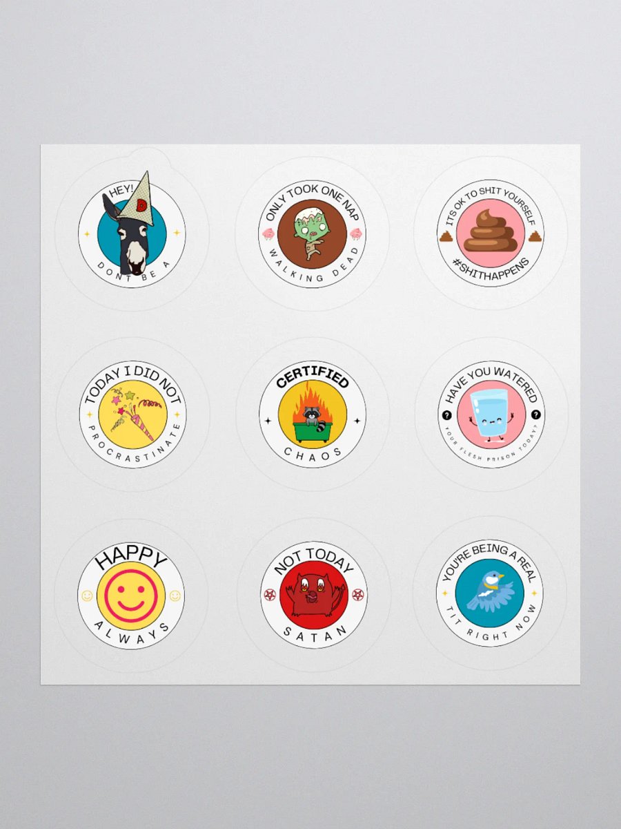 Chaotic Kiss Cut Sticker Set vol.1 product image (3)
