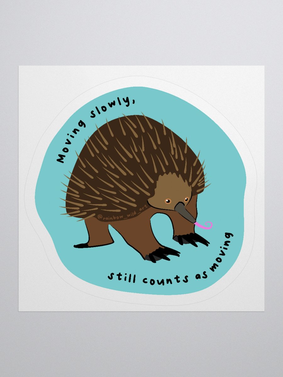 Moving Slowly Sticker product image (1)