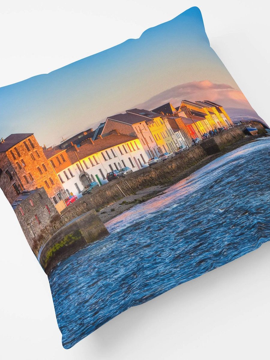 Galway Ireland Sunset Seaside Throw Pillow product image (5)