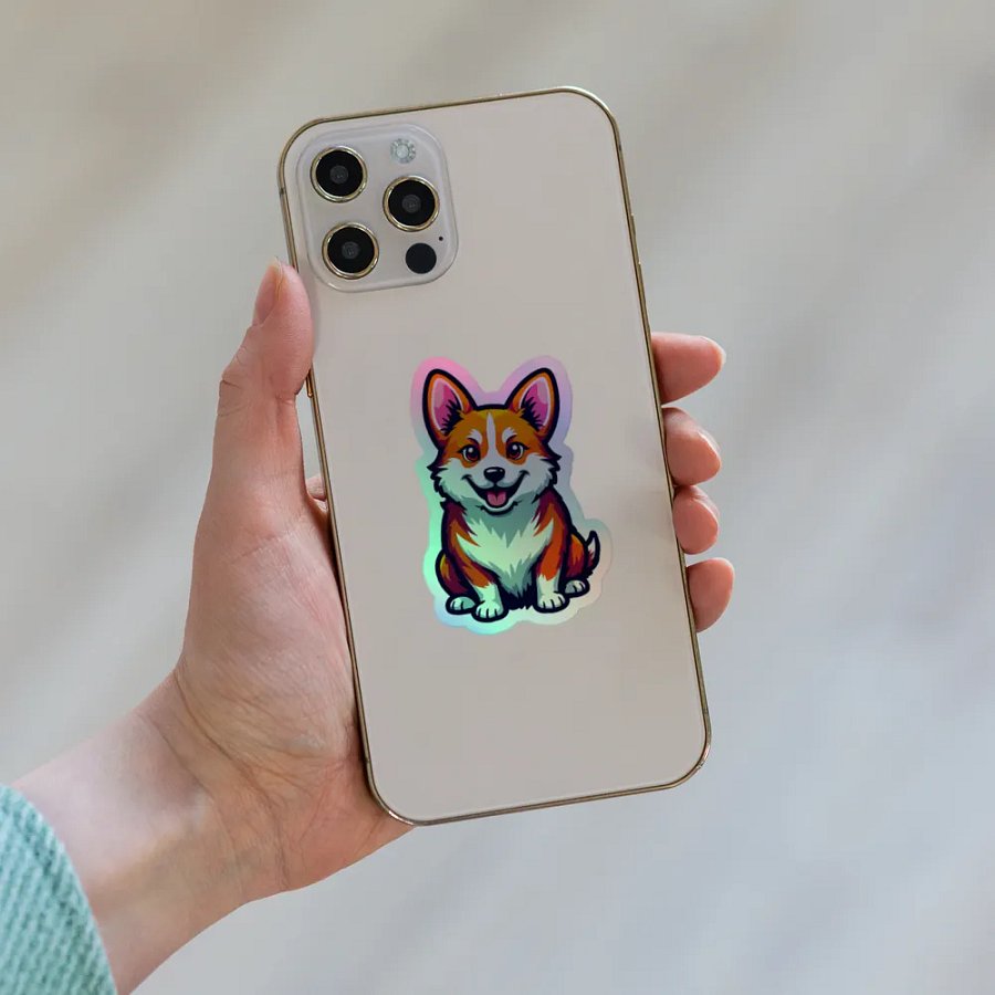 Happy Paws Holographic Sticker Set product image (8)