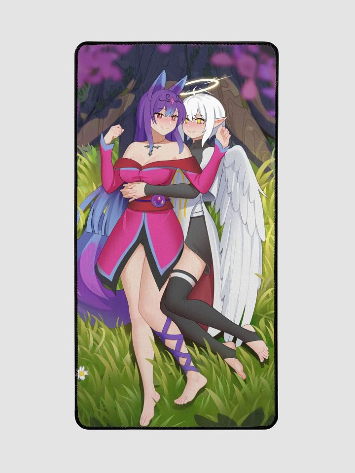 cuddles under the Cherry Blossom mousepad product image (2)