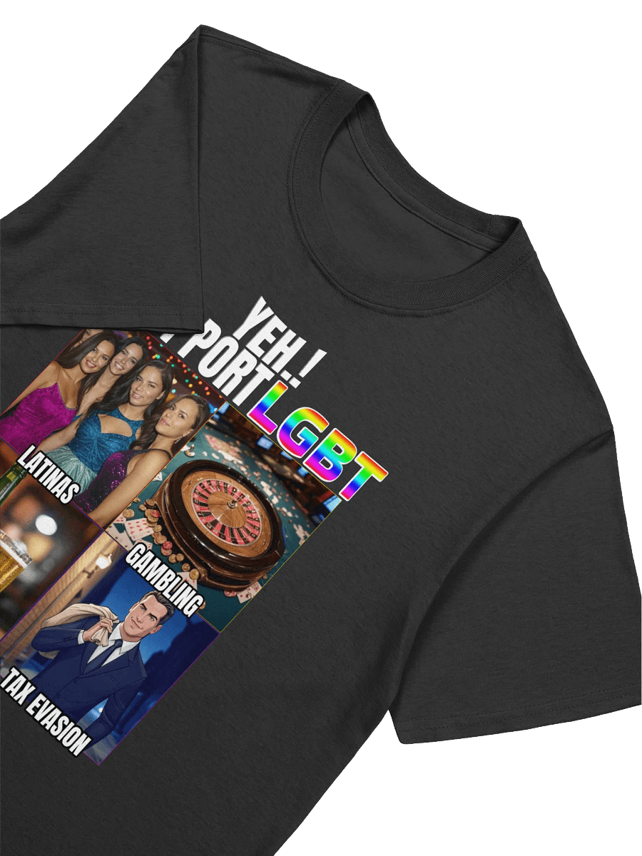 YEH.! I SUPPORT LGBT T-SHIRT product image (12)