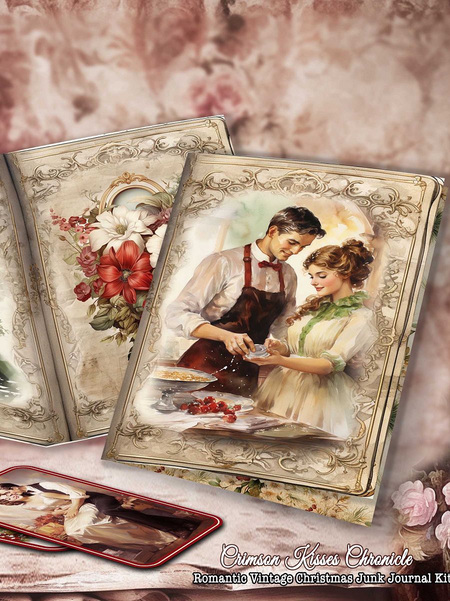 Crimson Kisses Chronicle Christmas Journal Digital Download only product image (5)