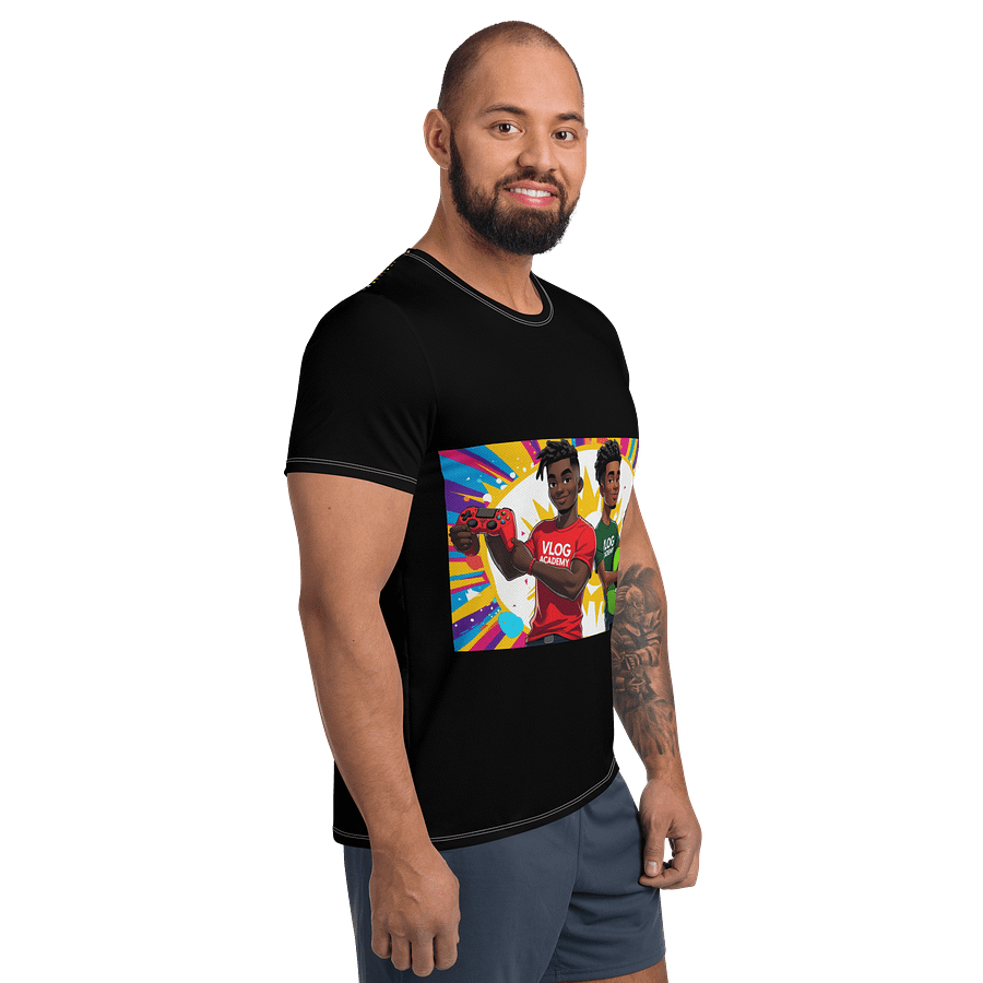 Joshua and Vincent Animated All-Over Print Athletic T-Shirt product image (4)