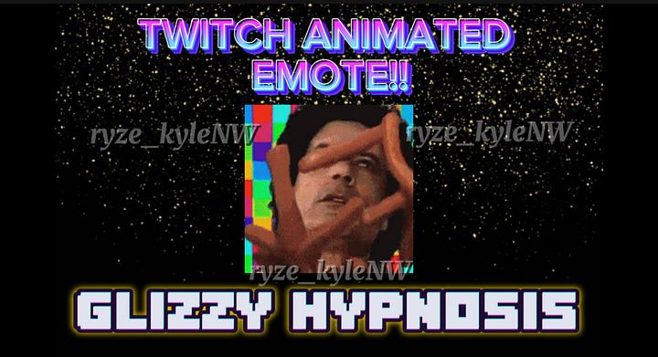 Twitch Animated Emotes GLIZZY HYPNOSIS product image (1)