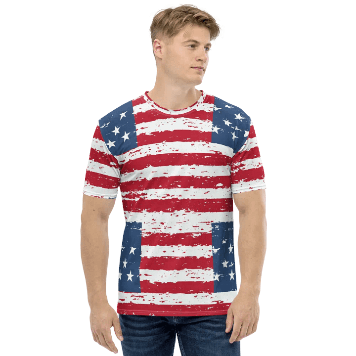 Geaux 31 (On Back) - Flag Style Pattern Tee product image (2)