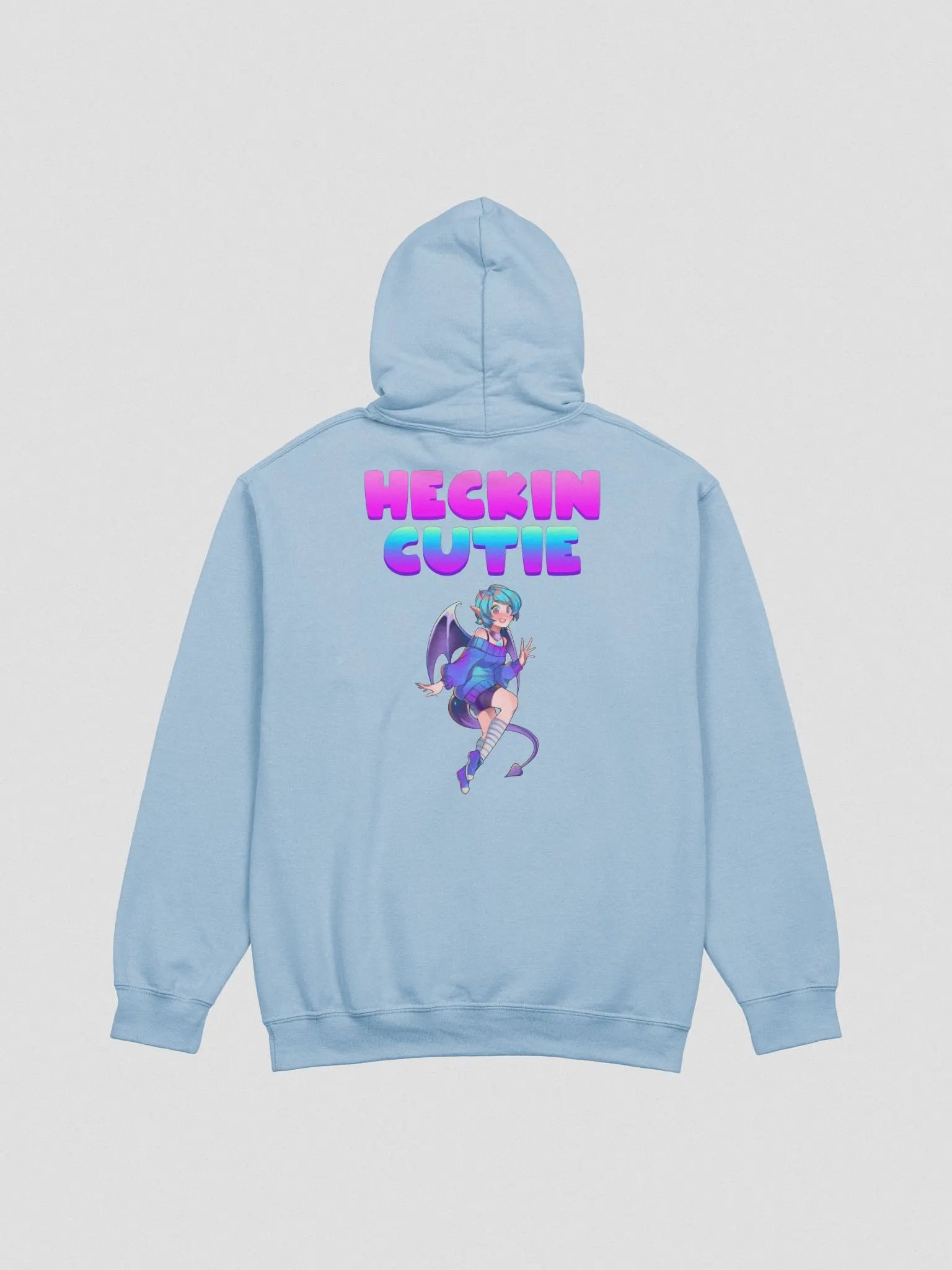 Pinipy x Heckin Cutie Double Sided Hoodie V2 (Colour Options) product image (1)