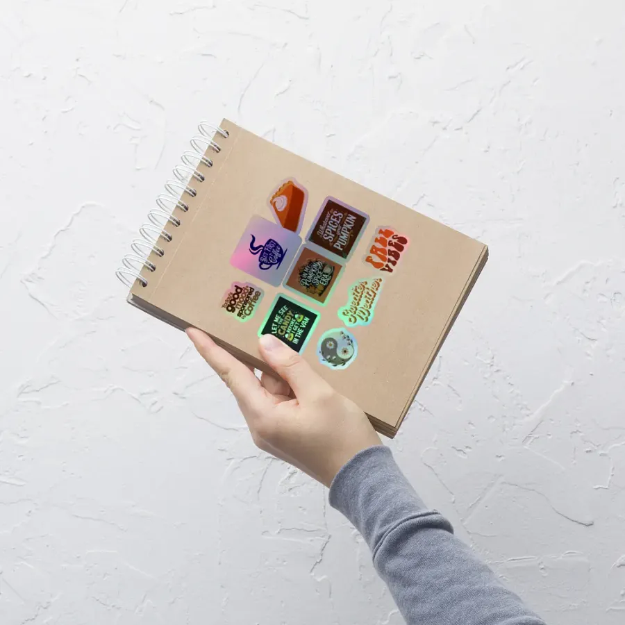 Fall Vibes Holographic Sticker Sheet product image (3)