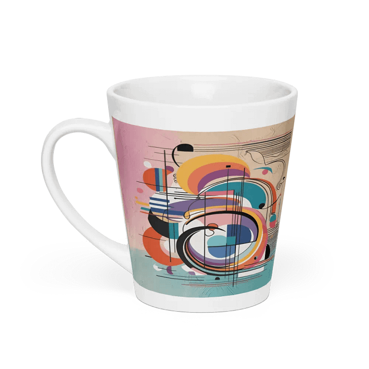 kadinsky inspired Latte Mug gift for artist mom on mothersday product image (1)