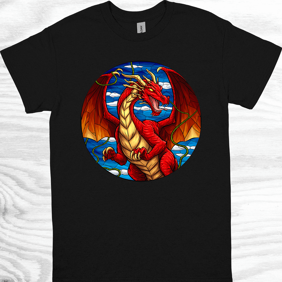 Stained Glass Red Dragon product image (1)