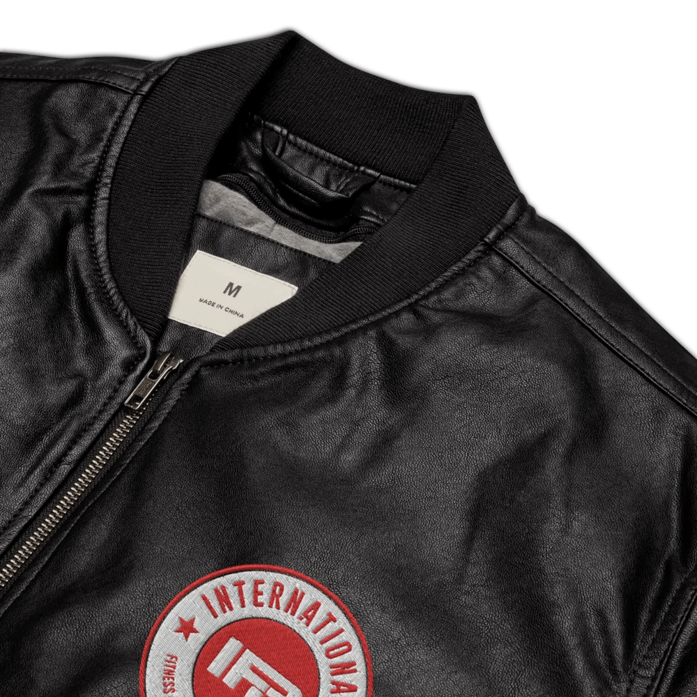 IFBNewsfeed.Org's Threadfast Apparel Faux Leather Bomber Jacket product image (8)