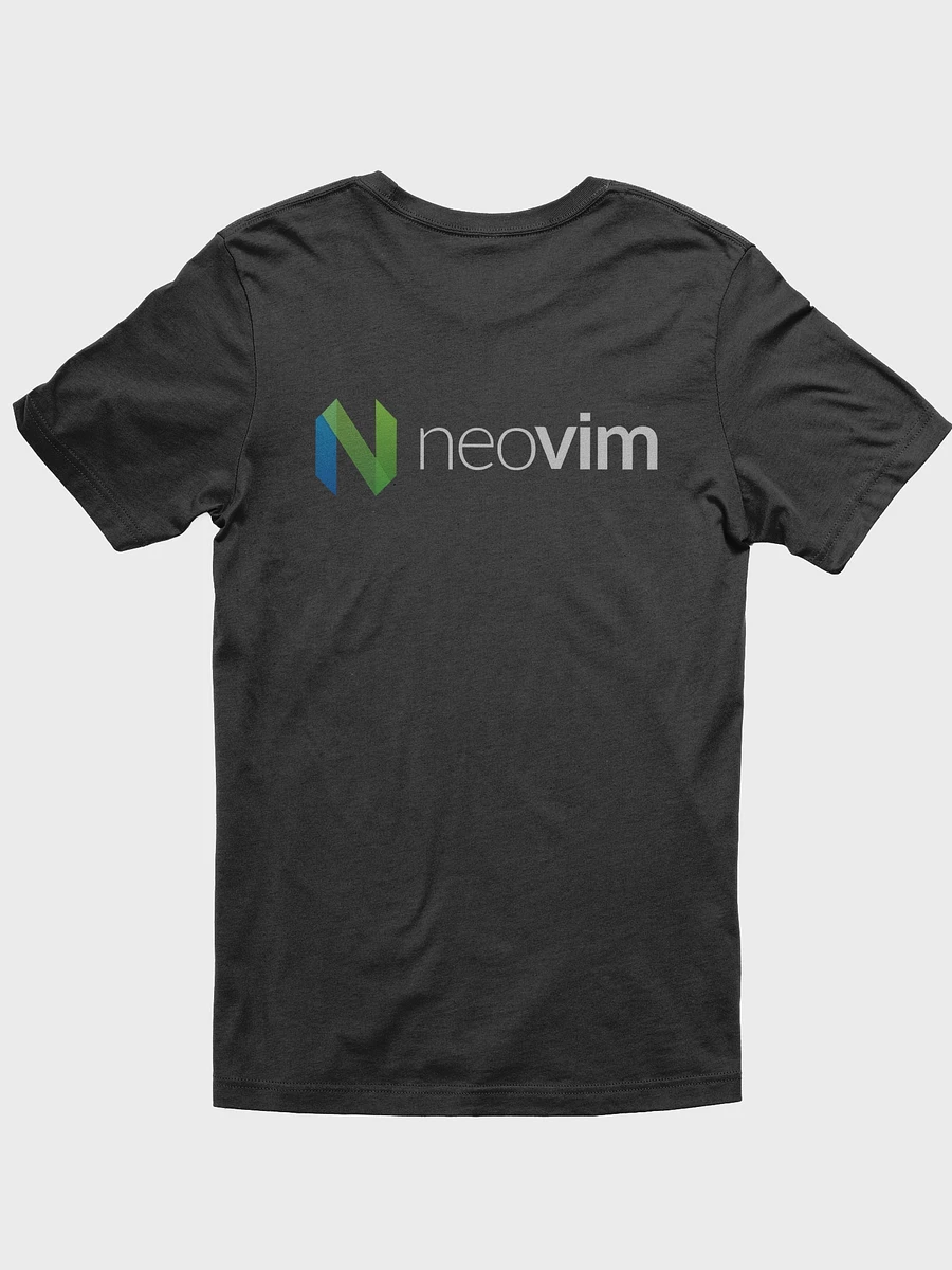 Neovim T-shirt (dark) product image (2)