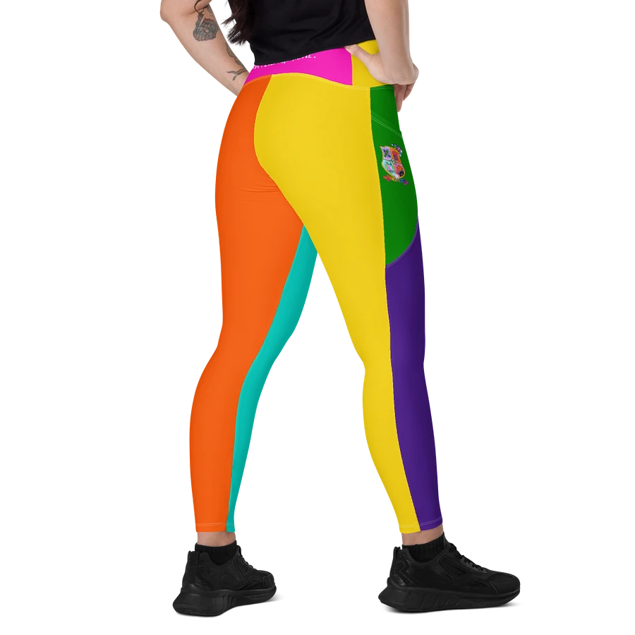 School of Chaos Colourblock Leggings product image (58)