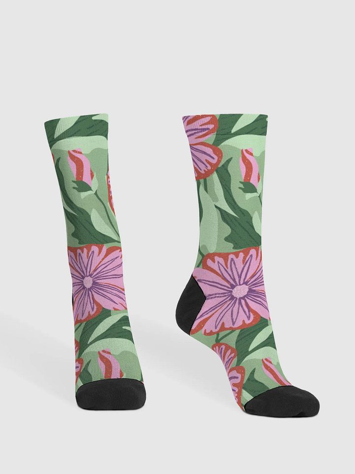 Flower Power Hour | Premium Sustainable Crew Socks product image (2)