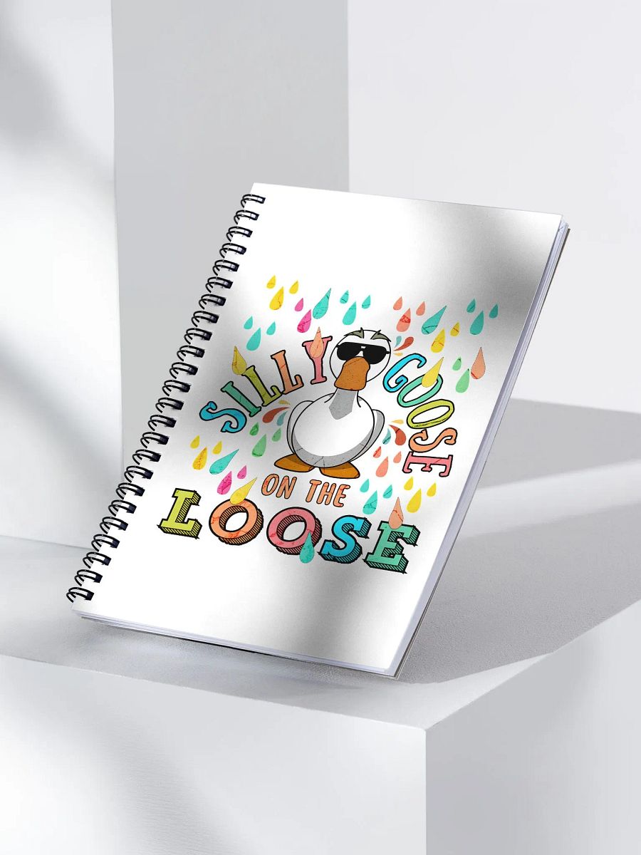 Silly Goose on the Loose Spiral Notebook product image (2)