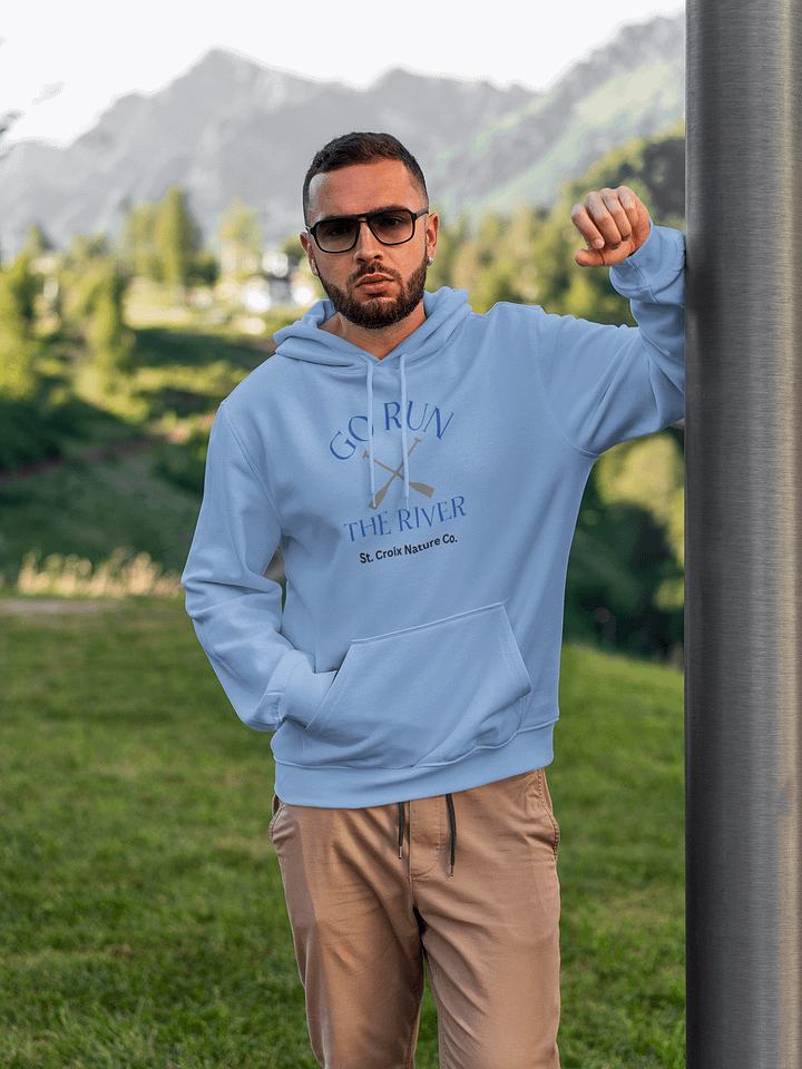 GO RUN THE RIVER - Heavy Blend Hoodie product image (7)