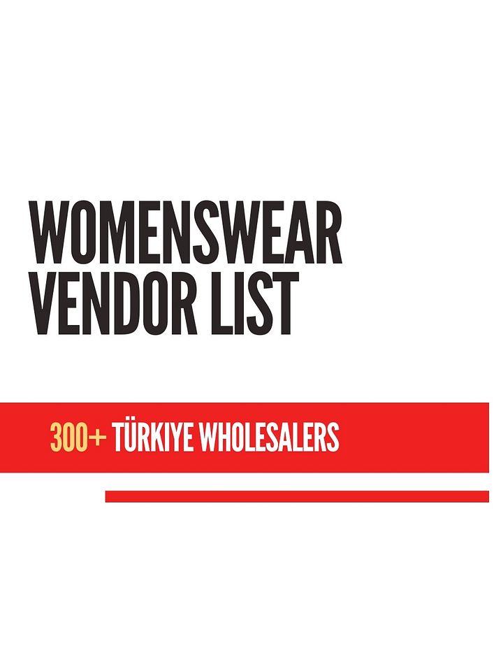 Turkiye Womenswear Wholesale Vendor List product image (1)