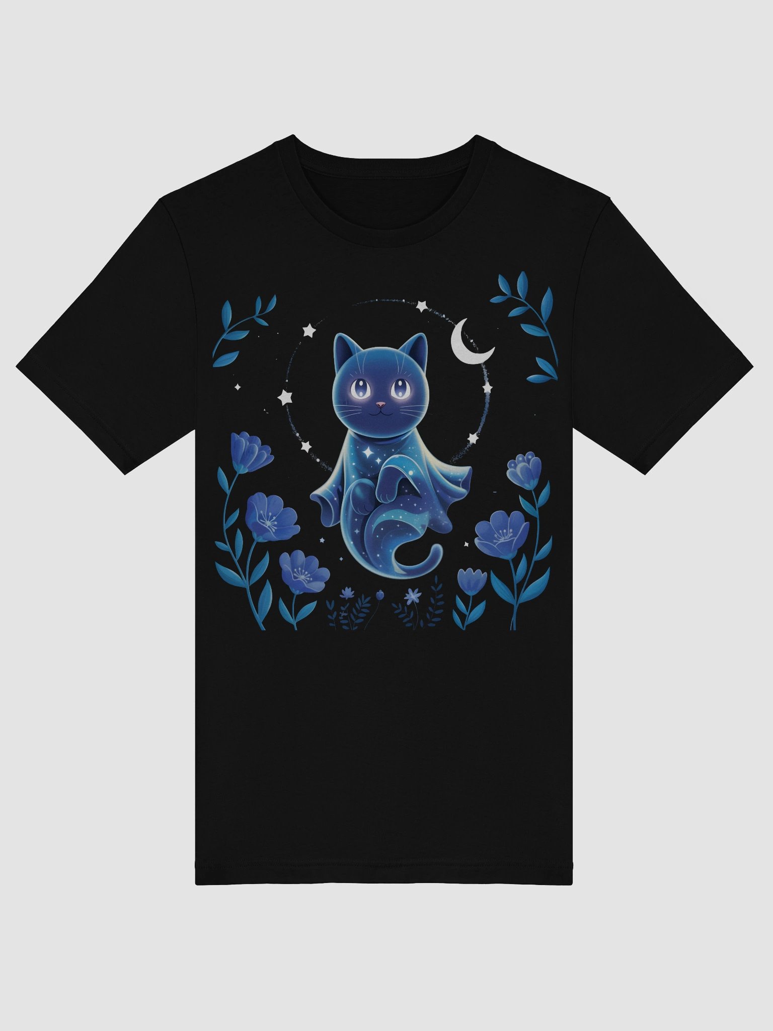 Starry Night Cat Spirit T-Shirt product image (5)